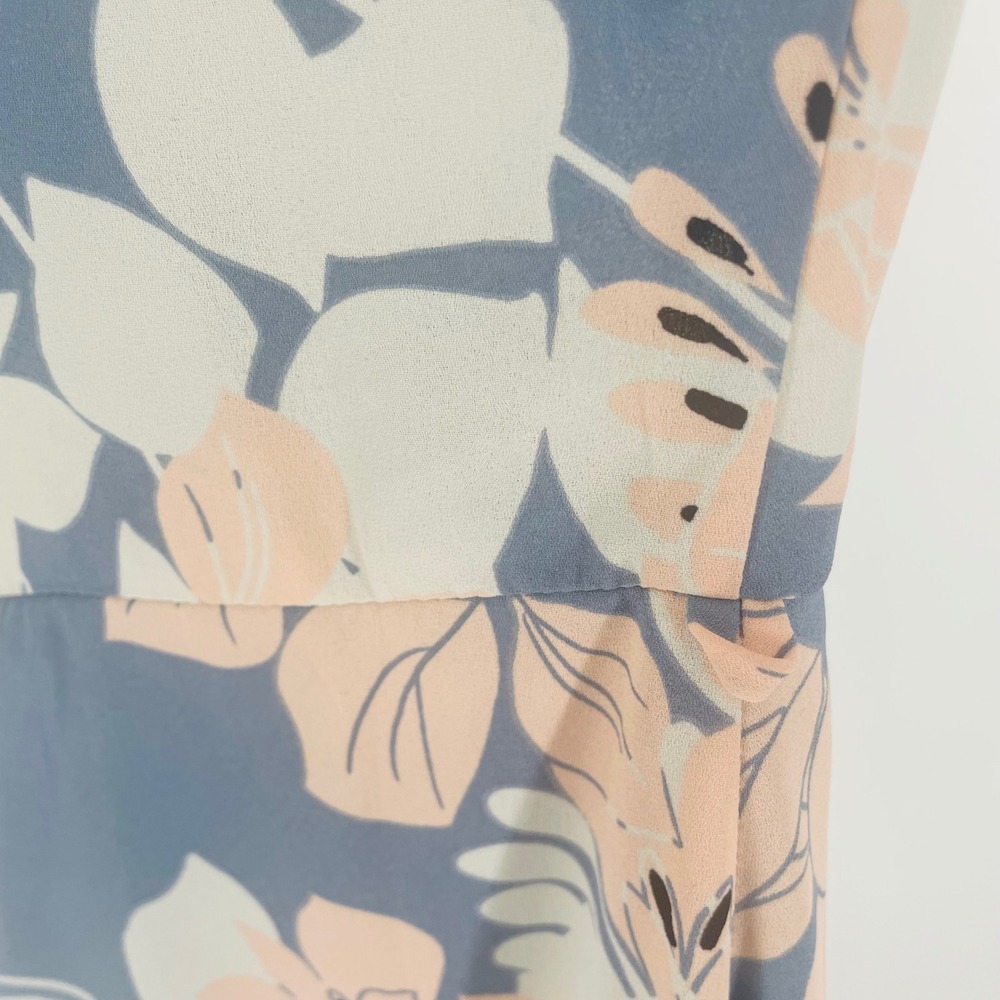ASTR The Label Blue Floral High Low Wrap Maxi Dress size M Feminine Garden - Picture 12 of 16